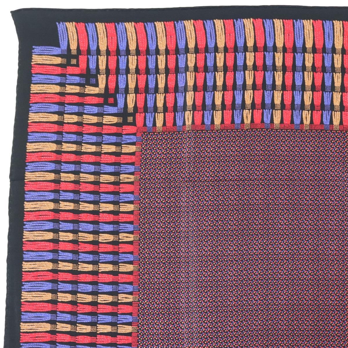 Chanel Carré 90 Silk, PURPLE, SILK, Scarve & shawl