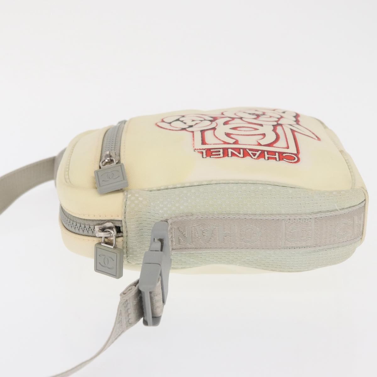 Chanel Sport Line Camera Crossbody Bag Nylon, WHITE, NYLON, Shoulder bag
