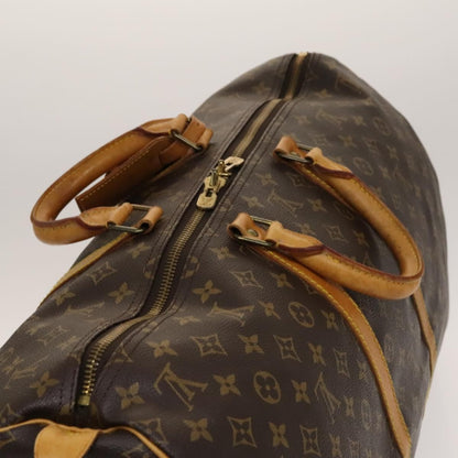 Louis Vuitton Keepall Bag Monogram Canvas, BROWN, CANVAS, Travel bag