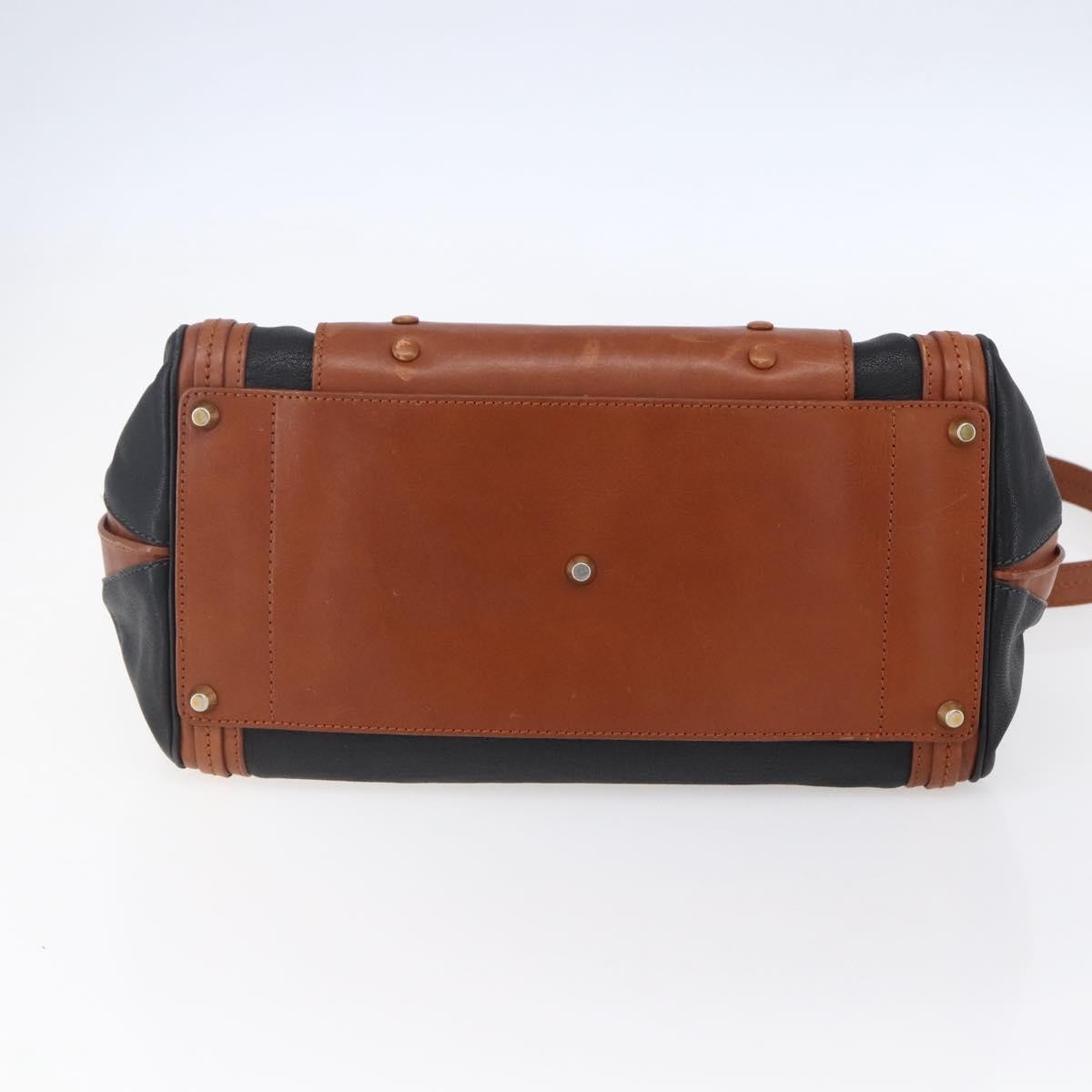 Chloe Alice Satchel Leather, BROWN, LEATHER, Handbag