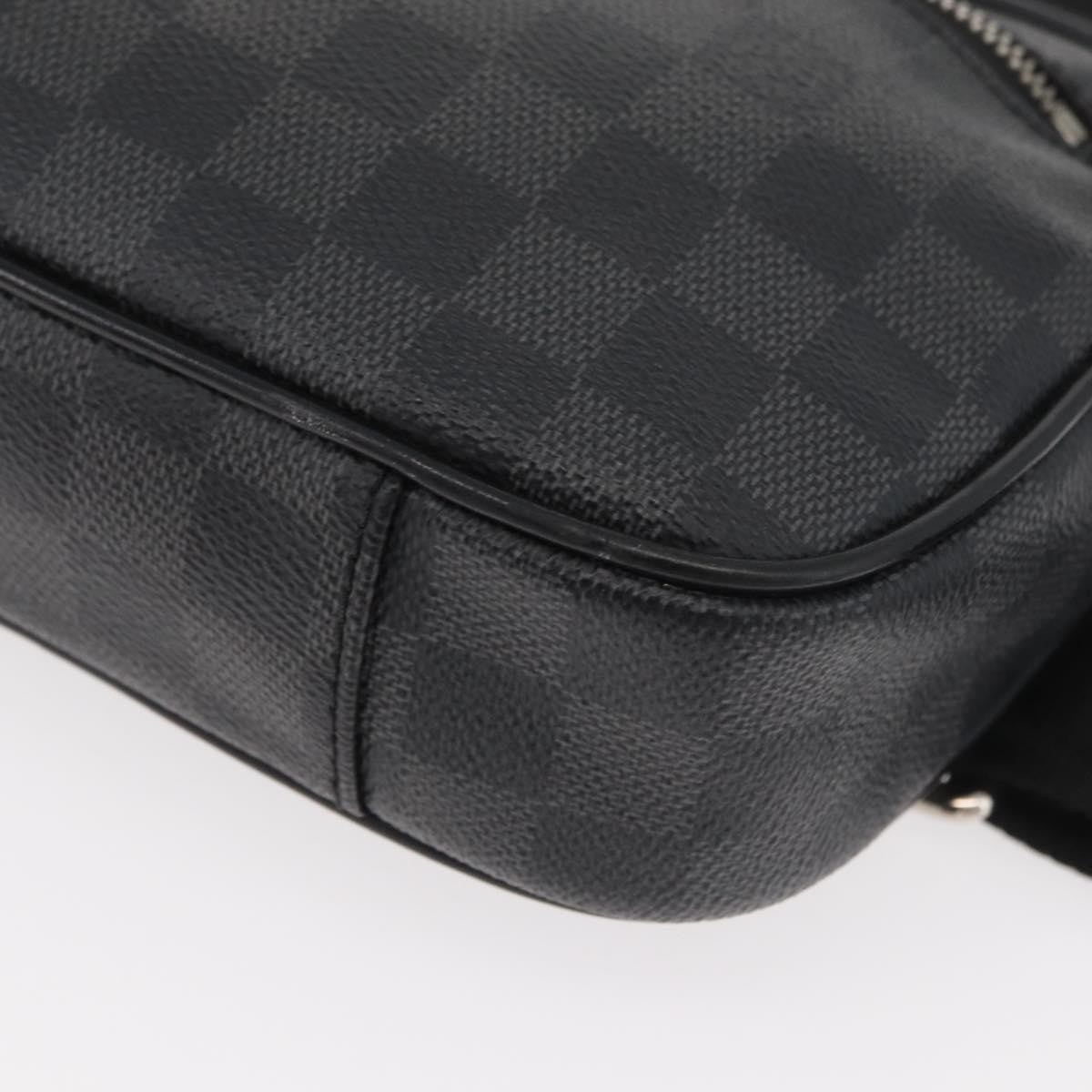 Louis Vuitton Ambler Waist Bag Damier Graphite, Gray, Canvas, Shoulder Bag