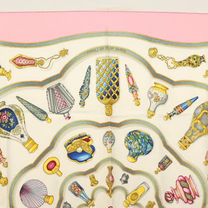 Hermes Carré 90 Silk multicolor, PINK, SILK, Scarve & shawl