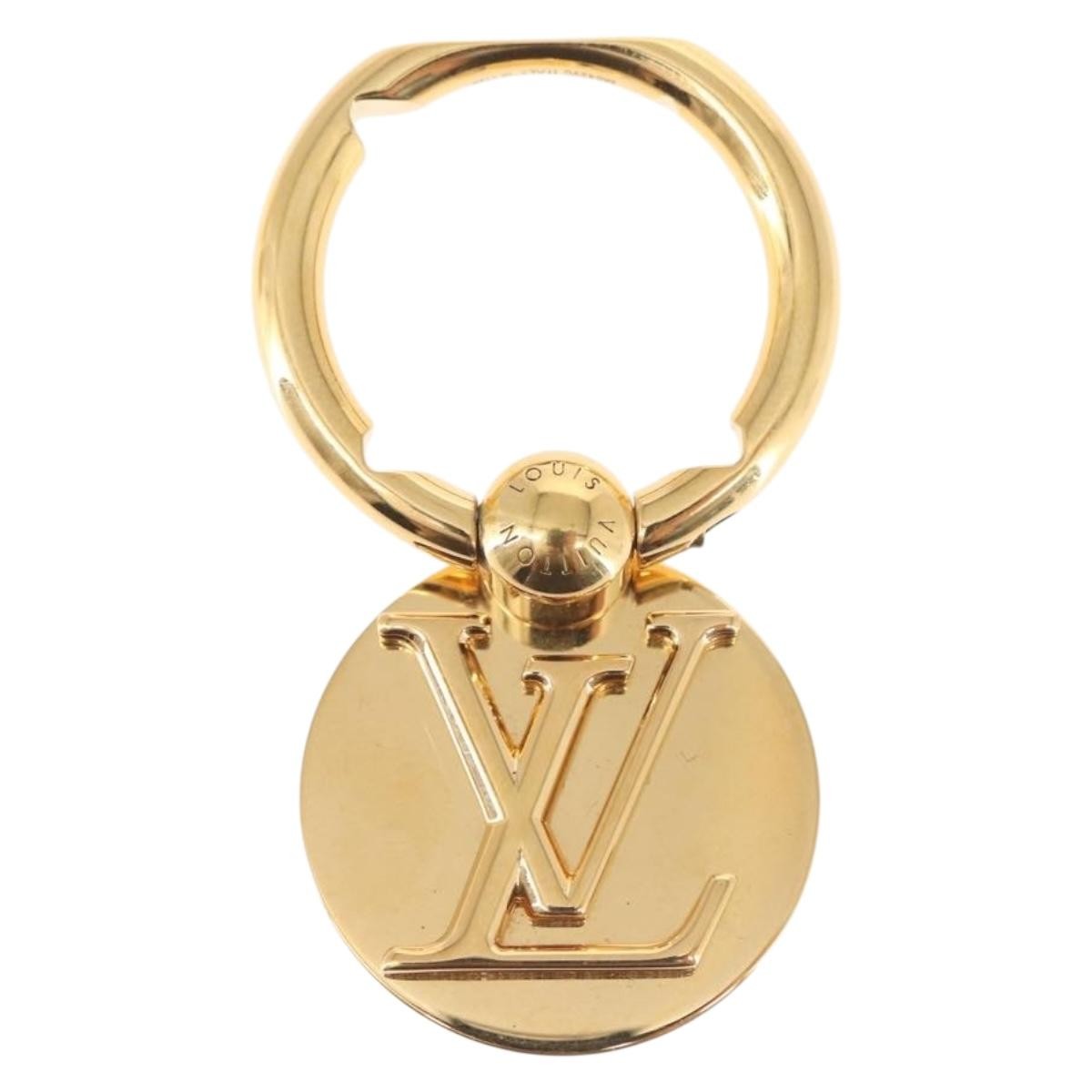 Louis Vuitton Phone Ring Metal, GOLD, METAL, Tech accessory