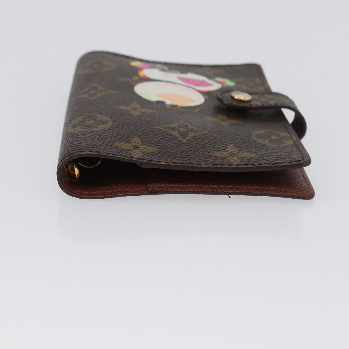 Louis Vuitton Agenda Cover Monogram Panda, Brown, Canvas, Wallet
