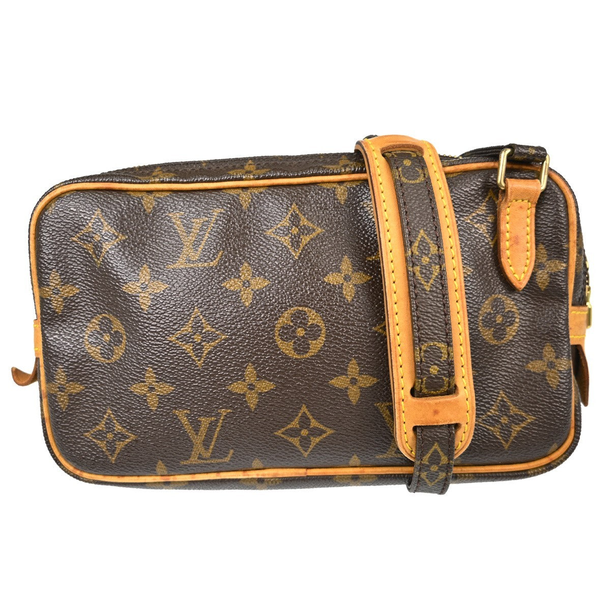 Louis Vuitton Pochette Marly Bandouliere Bag Monogram Canvas, Brown, Canvas, Shoulder Bag