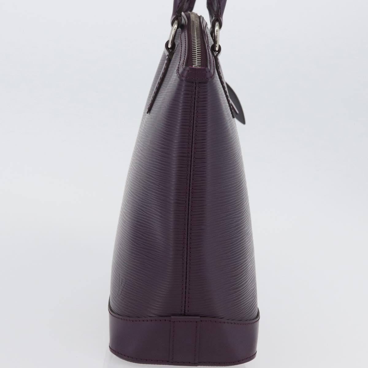 Louis Vuitton Lockit Handbag Epi Leather, Purple, Leather, Handbag