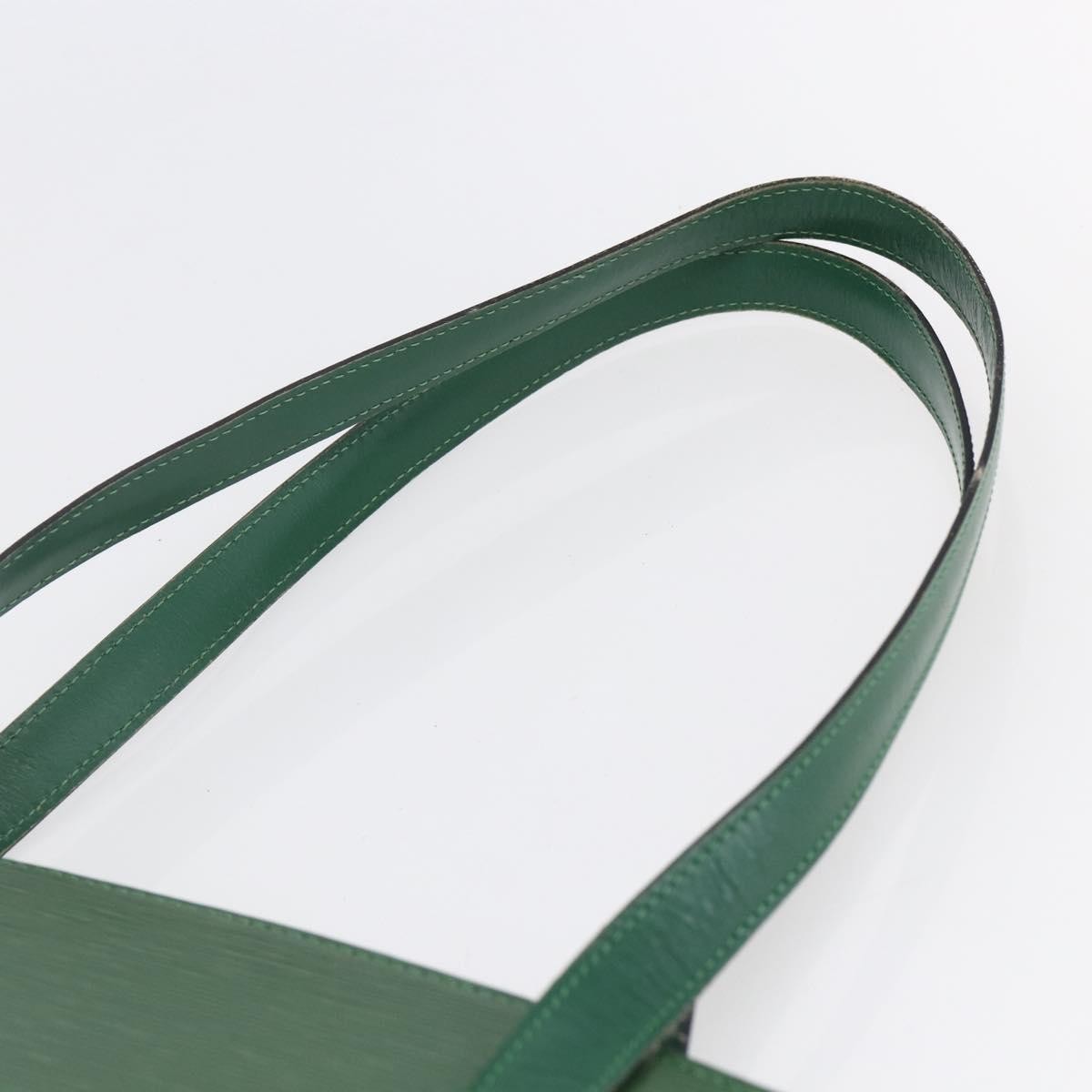 Louis Vuitton Saint Jacques Handbag Epi Leather, GREEN, LEATHER, Shoulder bag