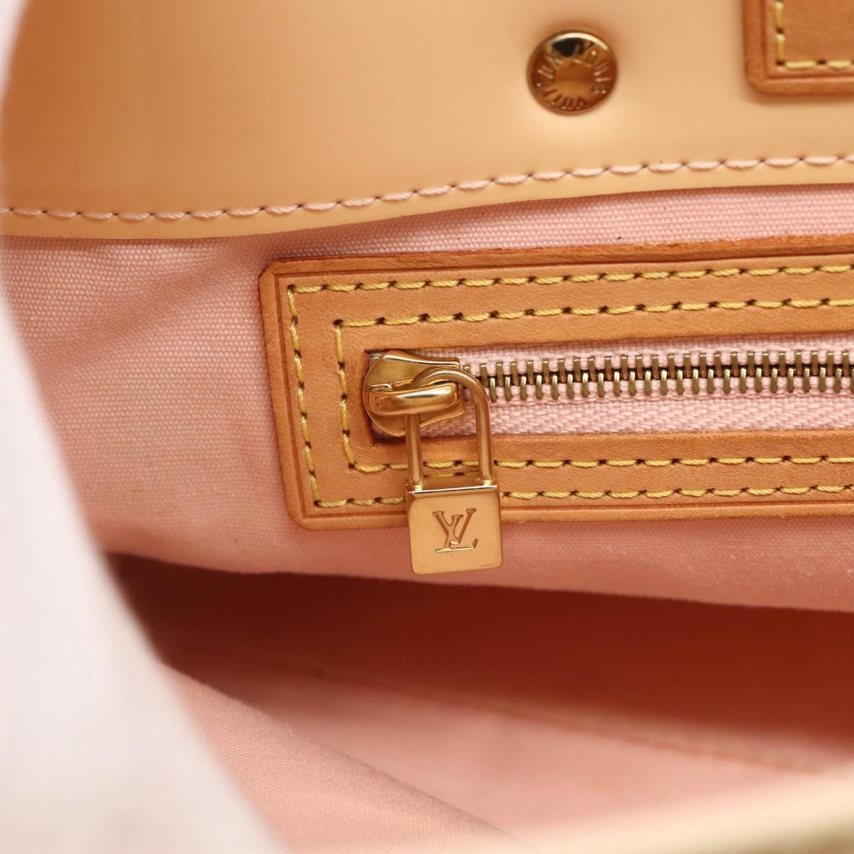 Louis Vuitton Reade Handbag Monogram Vernis, BEIGE, PATENT_LEATHER, Handbag