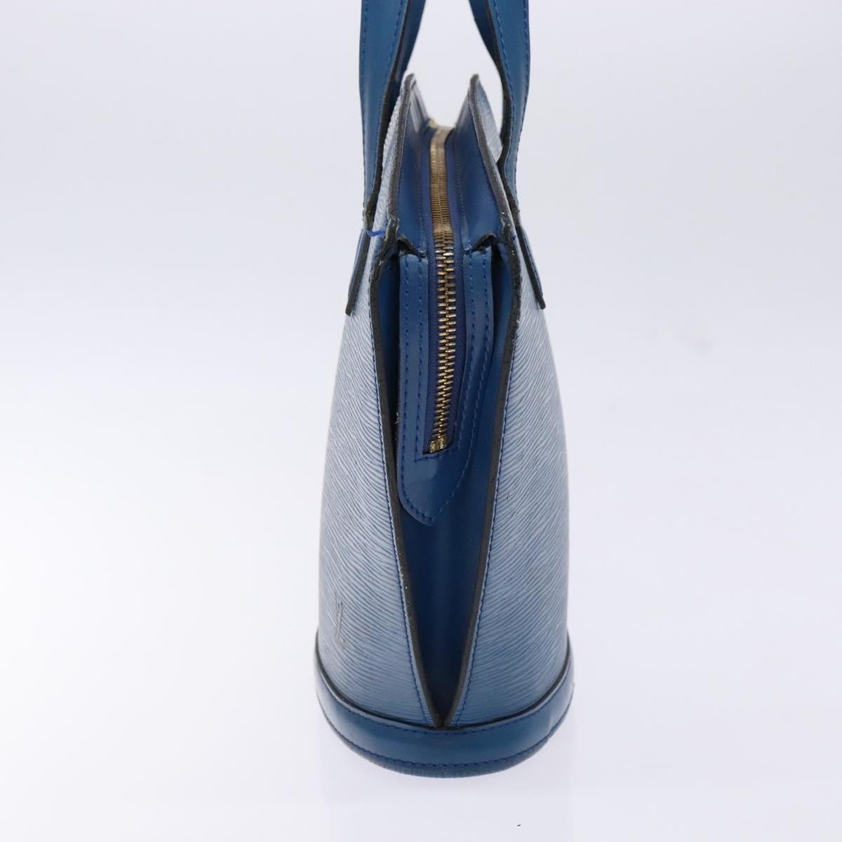 Louis Vuitton Saint Jacques Handbag Epi Leather, BLUE, LEATHER, Shoulder bag