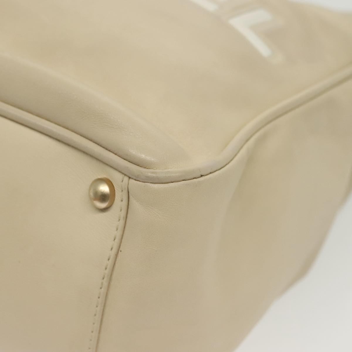 Chanel Camellia Tote Leather, BEIGE, LEATHER, Tote bag