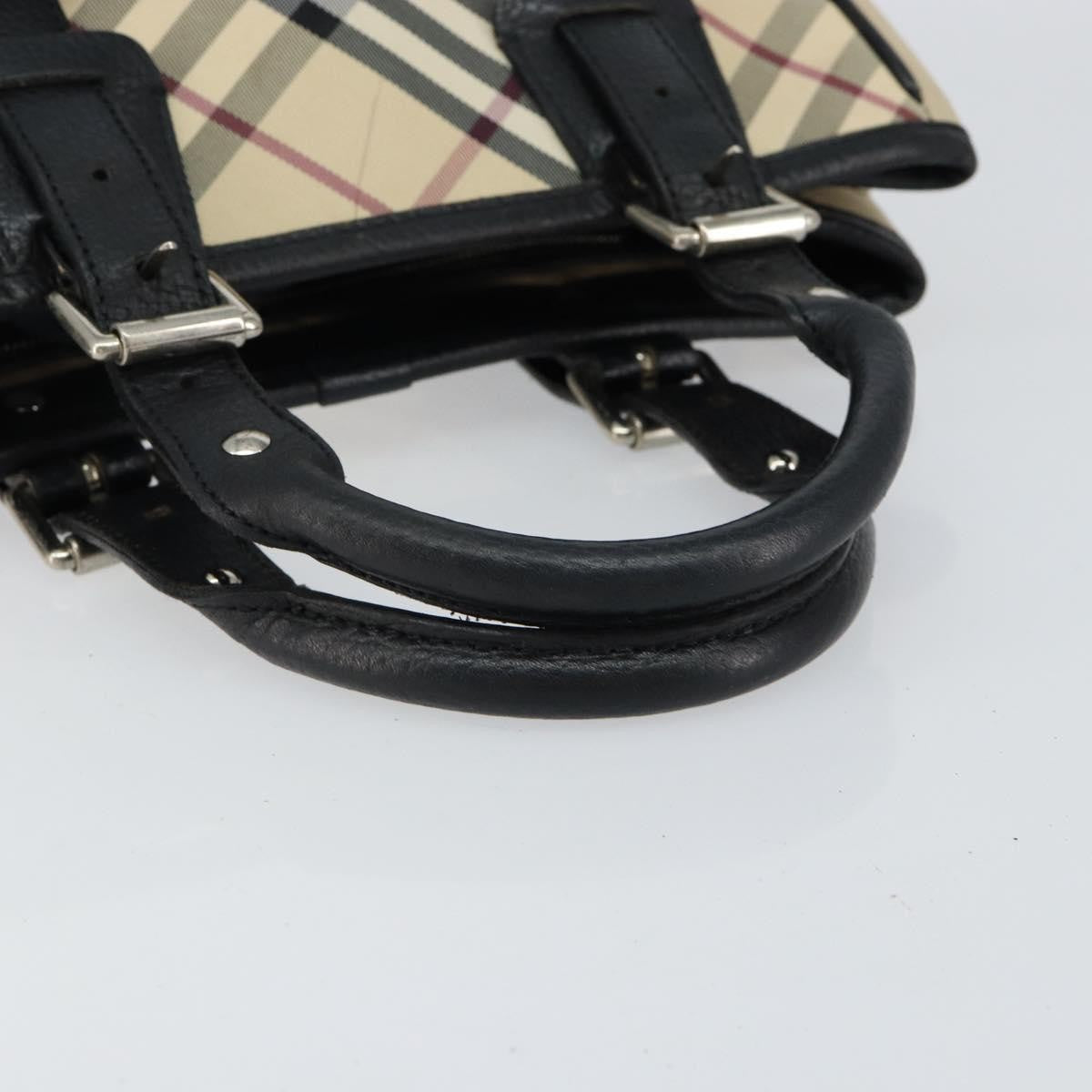 Burberry Nova Check Handbag Nova Check Canvas, BEIGE, CANVAS, Handbag
