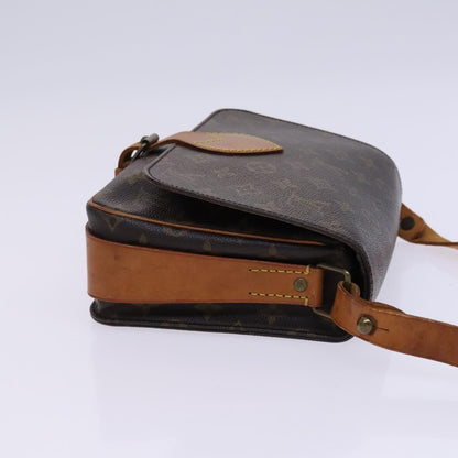Louis Vuitton Cartouchiere Handbag Monogram Canvas, BROWN, CANVAS, Shoulder bag