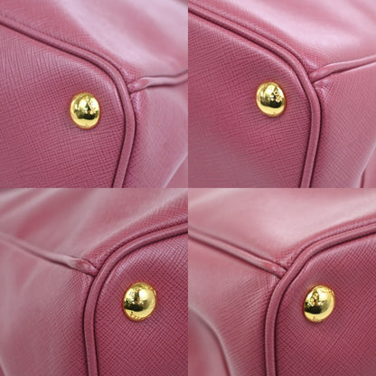 Prada Lux Open Tote Saffiano Leather, Pink, Leather, Tote Bag