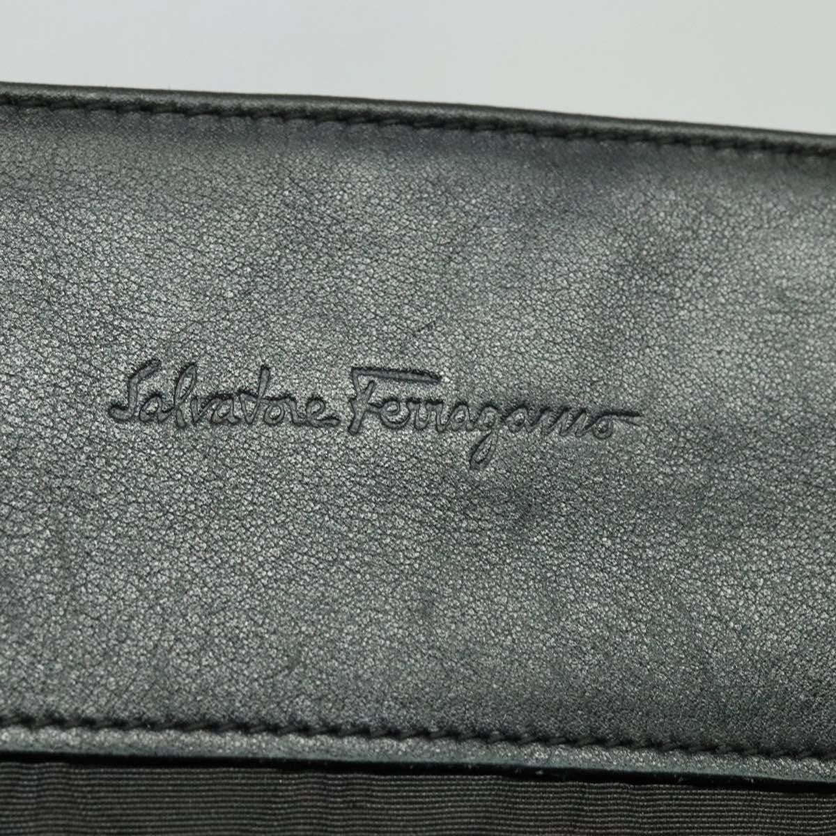 Salvatore Ferragamo Vintage Shoulder Bag Nylon, Black, Nylon, Shoulder Bag