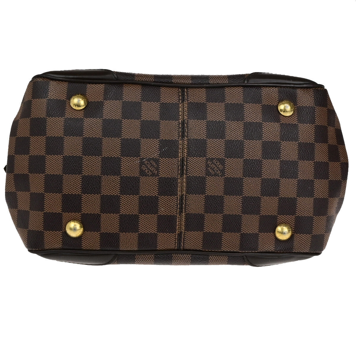 Louis Vuitton Verona Handbag Damier, BROWN, CANVAS, Shoulder bag