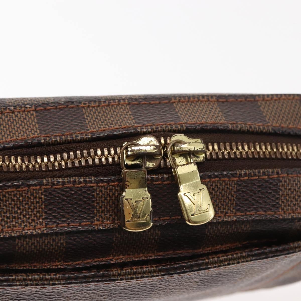 Louis Vuitton Geronimos Waist Bag Damier, BROWN, CANVAS, Shoulder bag