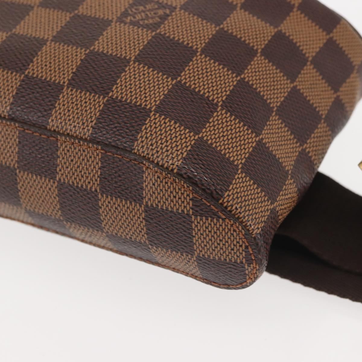 Louis Vuitton Geronimos Waist Bag Damier, Brown, Canvas, Shoulder Bag