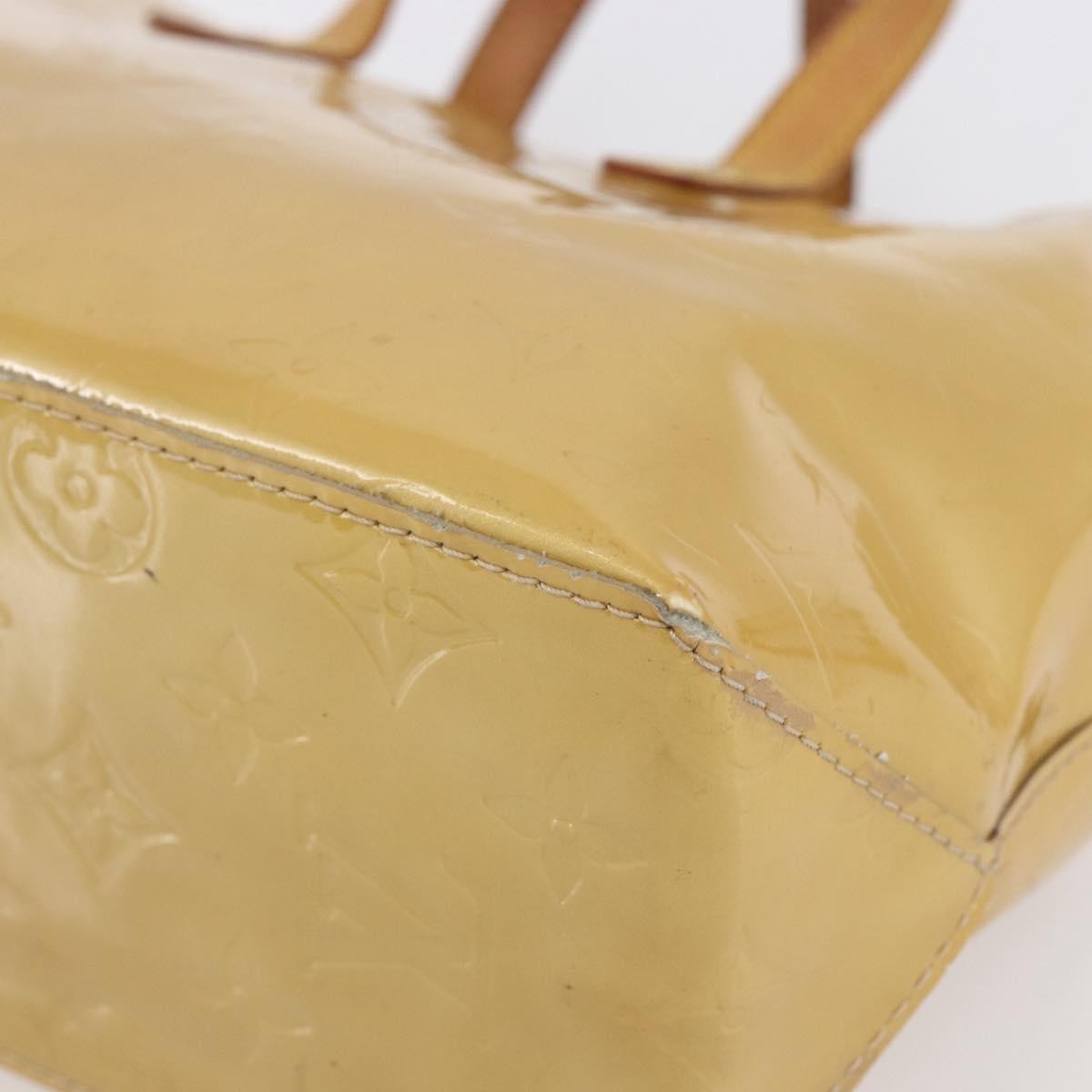 Louis Vuitton Reade Handbag Monogram Vernis, BEIGE, PATENT_LEATHER, Handbag