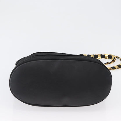 Salvatore Ferragamo Vala Shoulder Bag Nylon, BLACK, NYLON, Shoulder bag