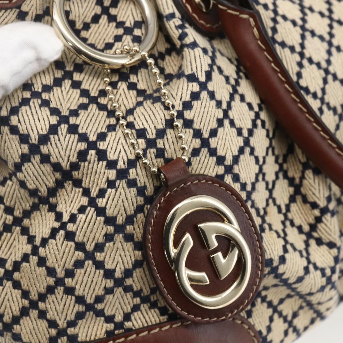 Gucci Sukey Top Handle Satchel Diamante Canvas, BEIGE, CANVAS, Handbag