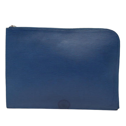Louis Vuitton Pochette Jour Epi Leather, BLUE, LEATHER, Clutche & pouche