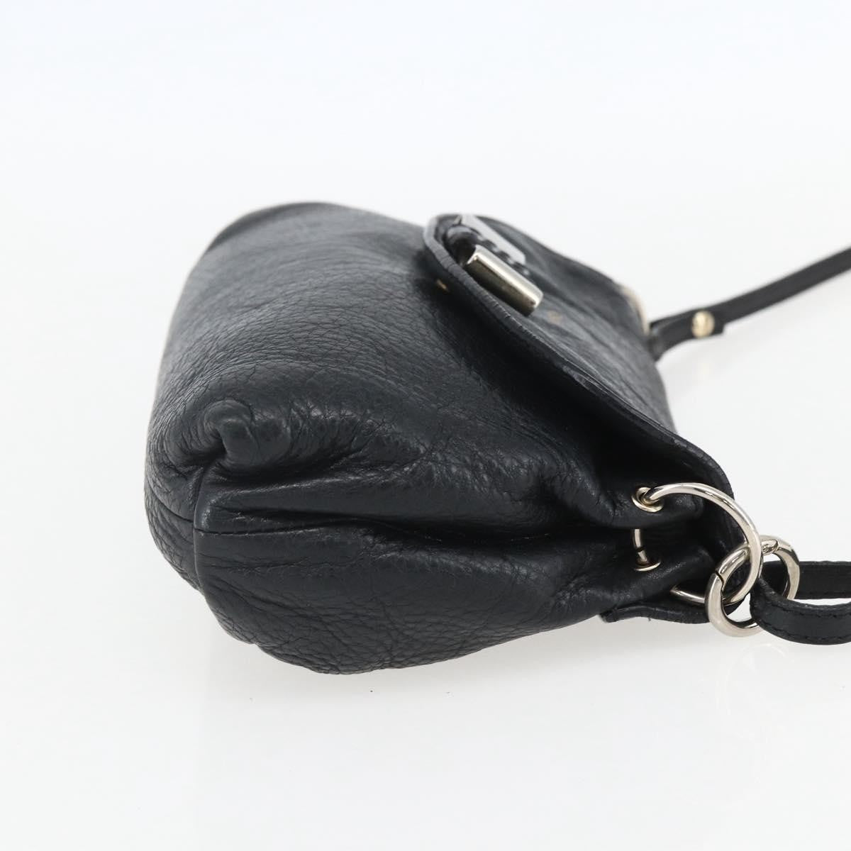 Chloe Lily Shoulder bag Leather, BLACK, LEATHER, Shoulder bag
