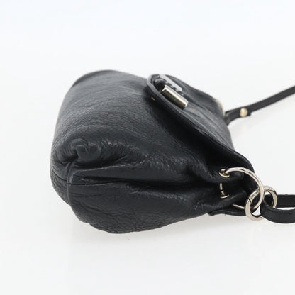 Chloe Lily Shoulder bag Leather, BLACK, LEATHER, Shoulder bag