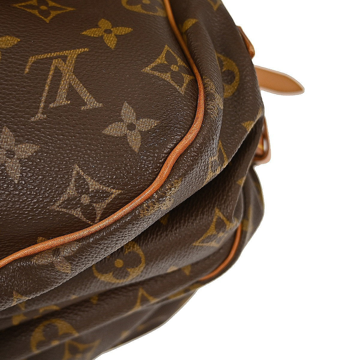 Louis Vuitton Saumur Handbag Monogram Canvas, BROWN, CANVAS, Shoulder bag