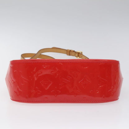Louis Vuitton Bellflower Handbag Monogram Vernis, RED, PATENT_LEATHER, Shoulder bag