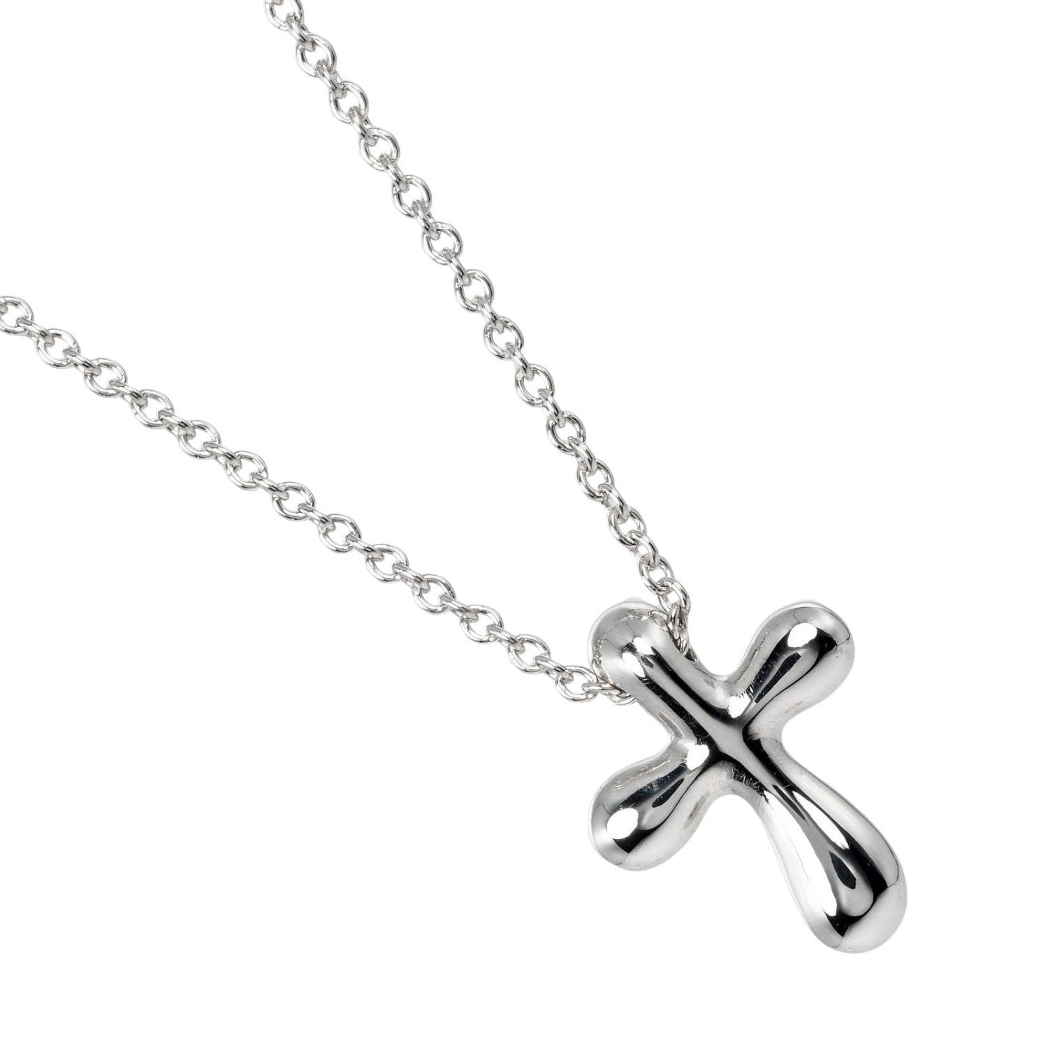 Tiffany & Co. Cross Pendant Silver, SILVER, PLATINUM, Necklace