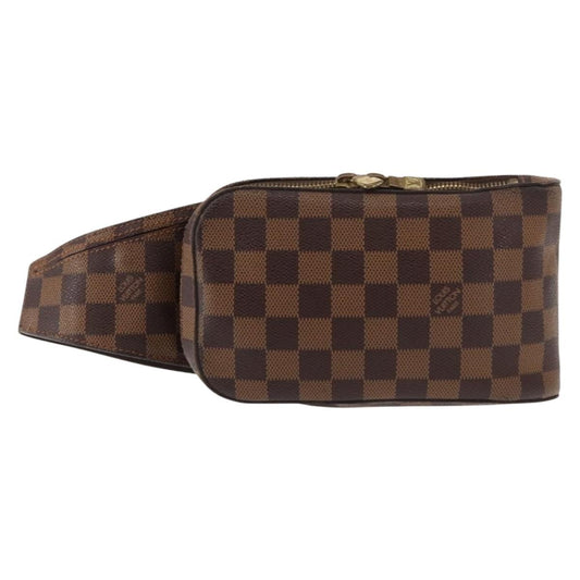 Louis Vuitton Geronimos Waist Bag Damier, BROWN, CANVAS, Shoulder bag