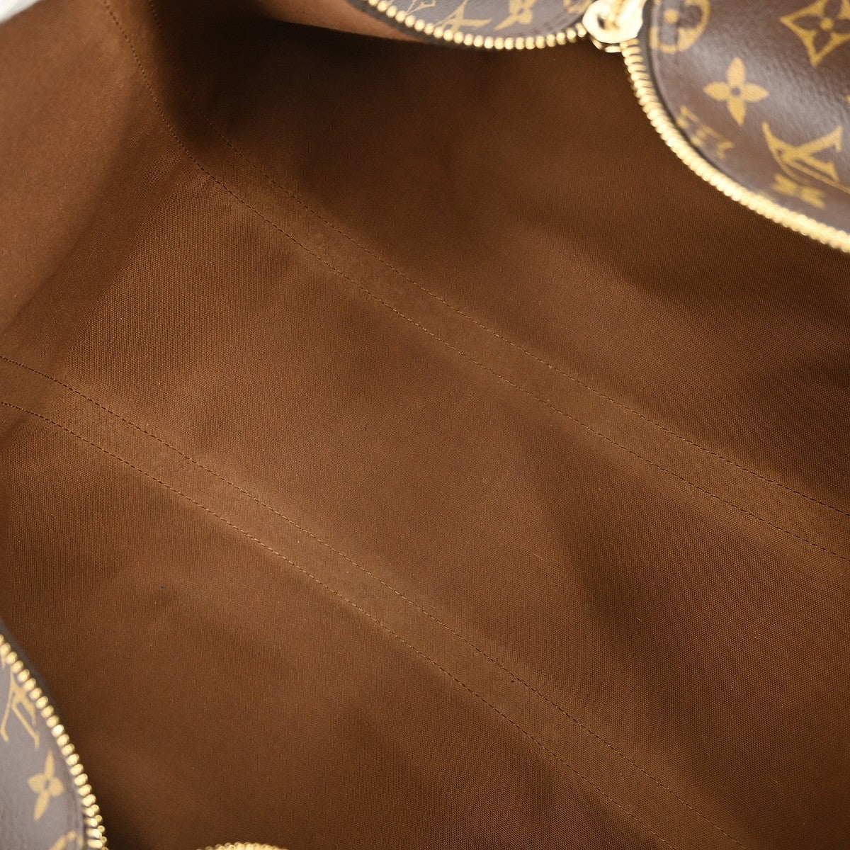 Louis Vuitton Keepall Bag Monogram Canvas, BROWN, CANVAS, Travel bag