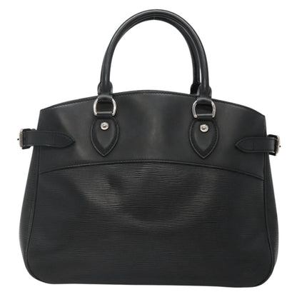 Louis Vuitton Passy Tote Epi Leather, BLACK, LEATHER, Tote bag