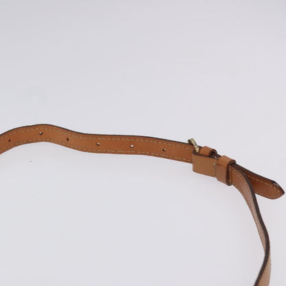 Celine Vintage Macadam Shoulder Bag Canvas and Leather, BROWN, CANVAS, Shoulder bag