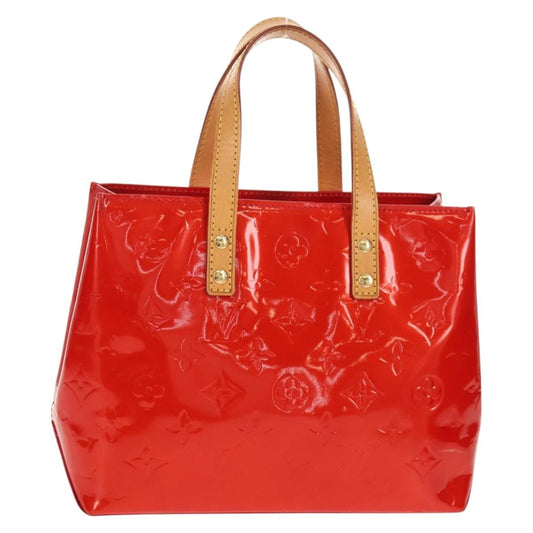Louis Vuitton Reade Handbag Monogram Vernis, RED, PATENT_LEATHER, Handbag