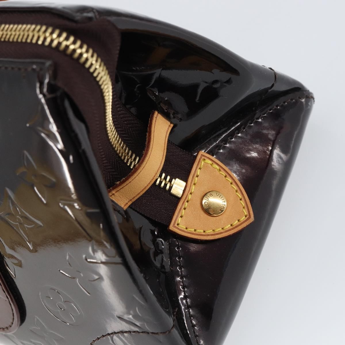 Louis Vuitton Rosewood Avenue Handbag Monogram Vernis, PURPLE, PATENT_LEATHER, Shoulder bag