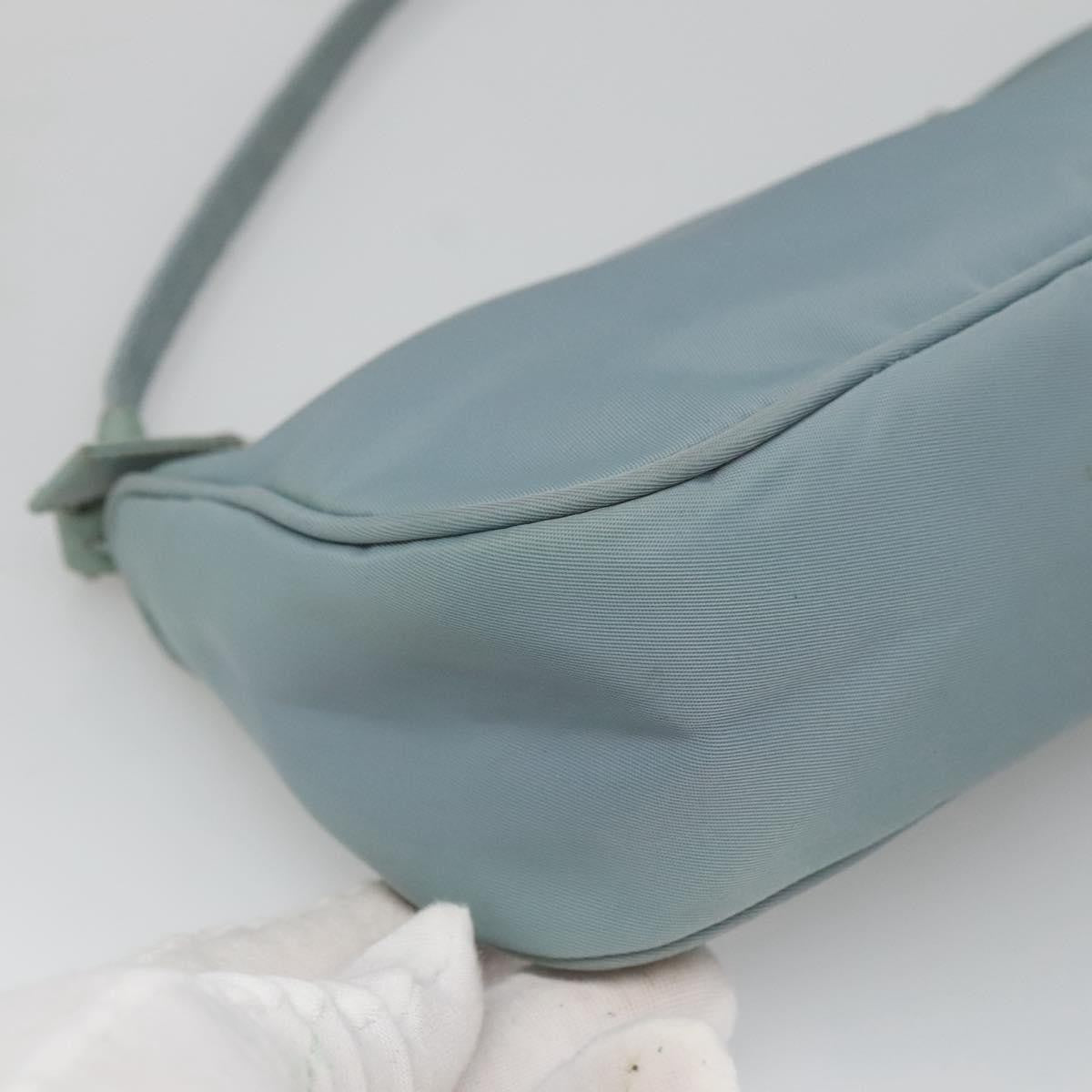 Prada Pochette Shoulder Bag Tessuto, BLUE, NYLON, Clutche & pouche