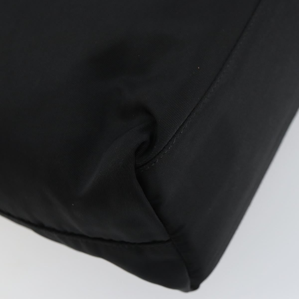Prada Vintage Zip Tote Tessuto, Black, Nylon, Tote Bag