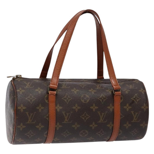 Louis Vuitton Papillon Handbag Monogram Canvas, BROWN, CANVAS, Handbag