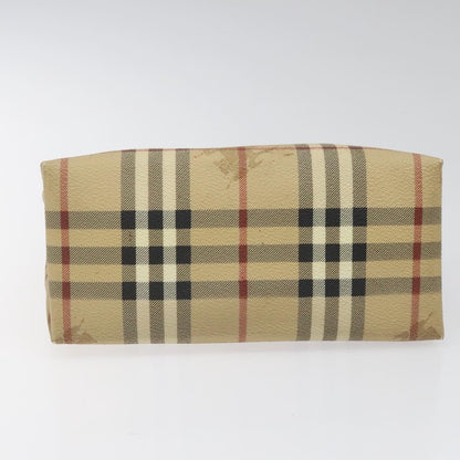 Burberry Top Handle Tote Haymarket Coated Canvas, BEIGE, CANVAS, Handbag