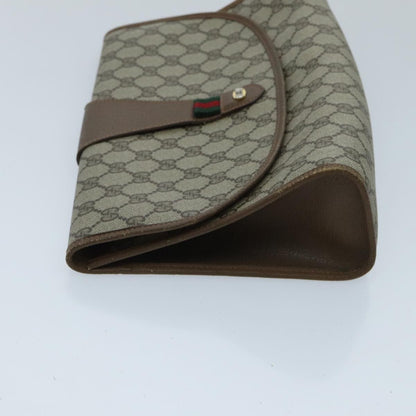 Gucci Sherry line pouch Canvas, Beige, Canvas, Clutch