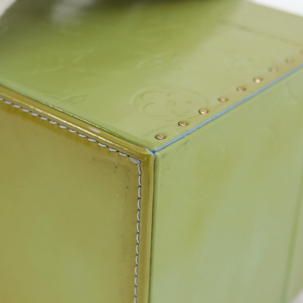 Louis Vuitton Bleecker Box Bag Monogram Vernis, GREEN, PATENT_LEATHER, Clutche & pouche