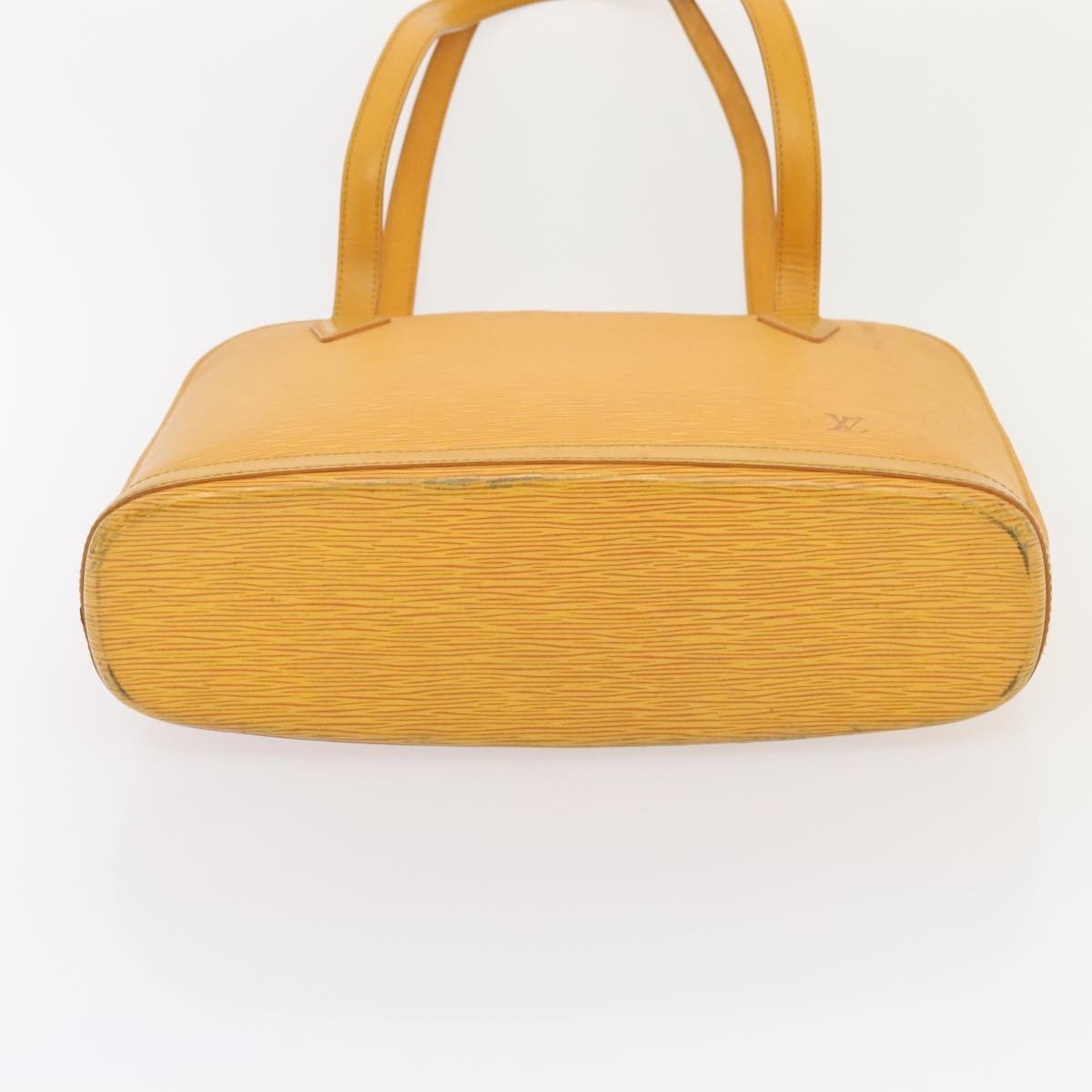 Louis Vuitton Lussac Handbag Epi Leather, YELLOW, LEATHER, Handbag