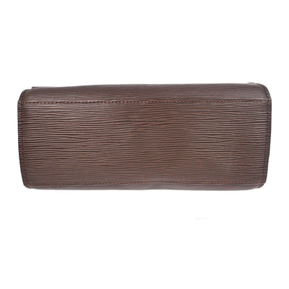Louis Vuitton Pont Neuf Handbag Epi Leather, BROWN, LEATHER, Handbag