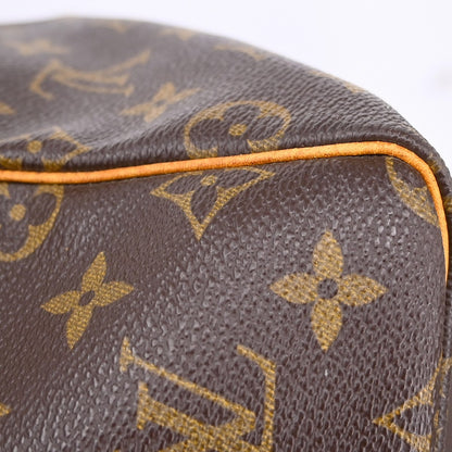 Louis Vuitton Keepall Bag Monogram Canvas, BROWN, CANVAS, Travel bag