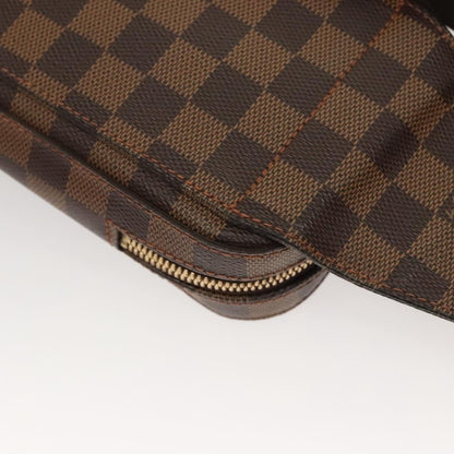 Louis Vuitton Geronimos Waist Bag Damier, BROWN, CANVAS, Shoulder bag