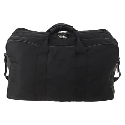 Prada Vintage Boston Bag Nylon, Black, Nylon, Travel Bag