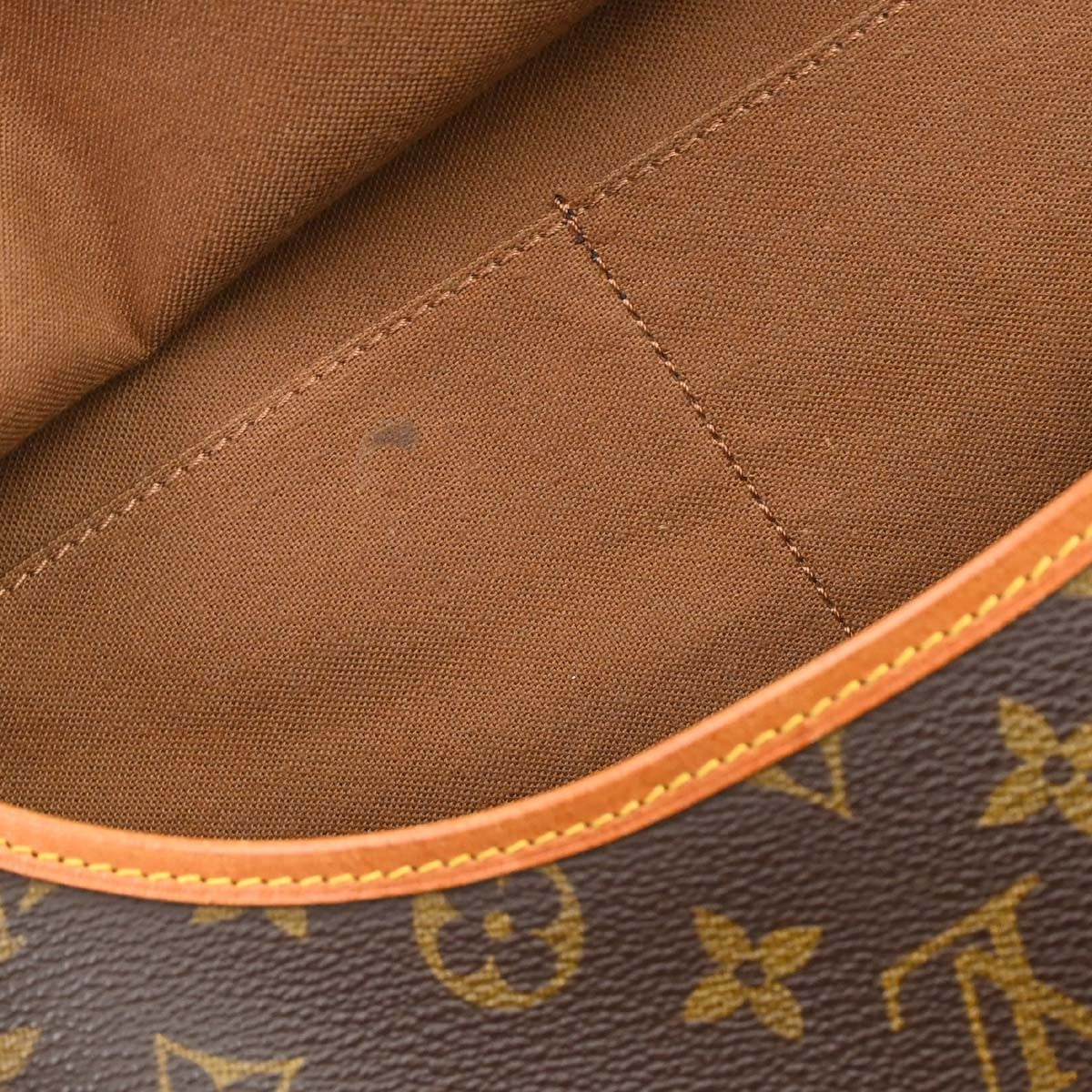 Louis Vuitton Saumur Messenger Bag Monogram Canvas, Brown, Canvas, Handbag