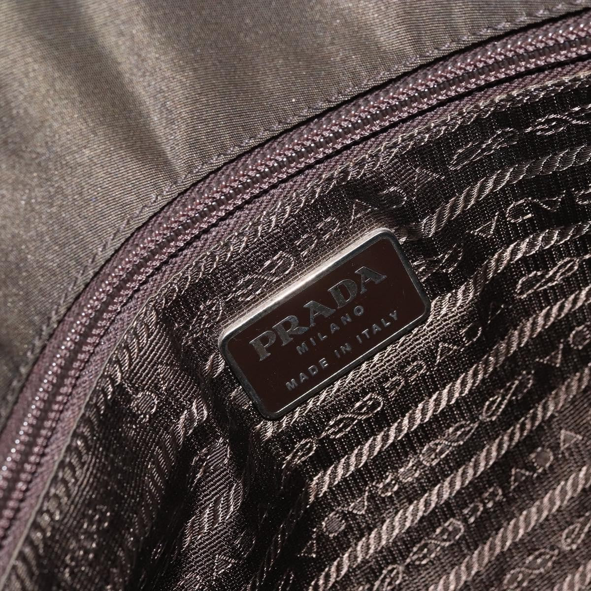 Prada Vintage Zip Handbag Tessuto, GREEN, NYLON, Handbag