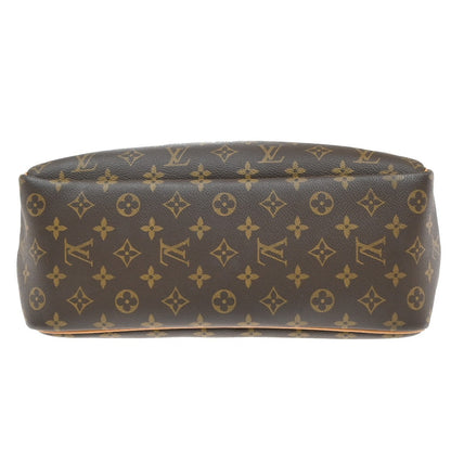 Louis Vuitton Deauville Handbag Monogram Canvas, BROWN, CANVAS, Handbag